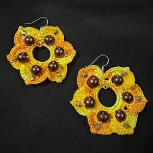 Crocheted Earrings (handmade)